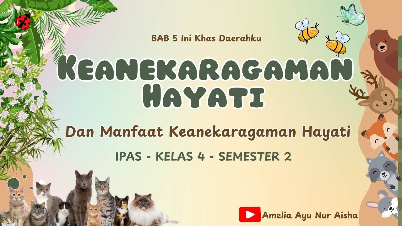 Materi IPAS Kelas 4 - BAB 5 Ini Khas Daerahku - Keanekaragaman Hayati dan Manfaatnya