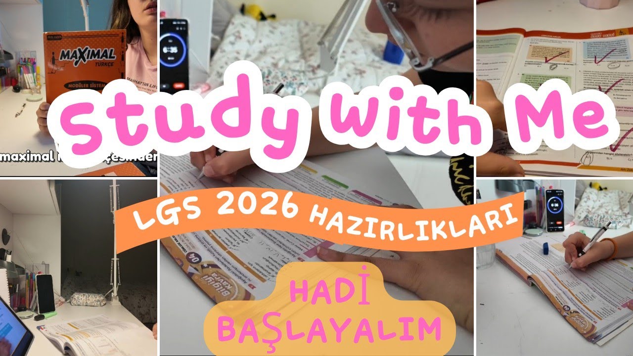 LGS 2026 Ders Çalışma Günlüğüm - 1 /  Sınav Hazırlığına Başladım