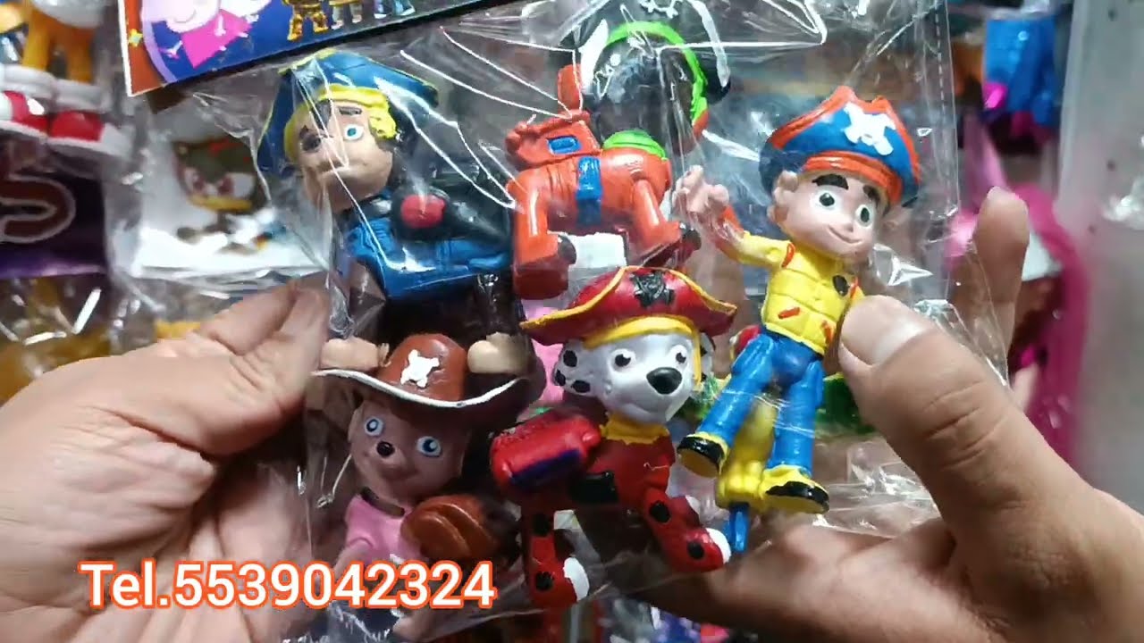 juguetes de maqueta de todos los personajes en plaza fantasía