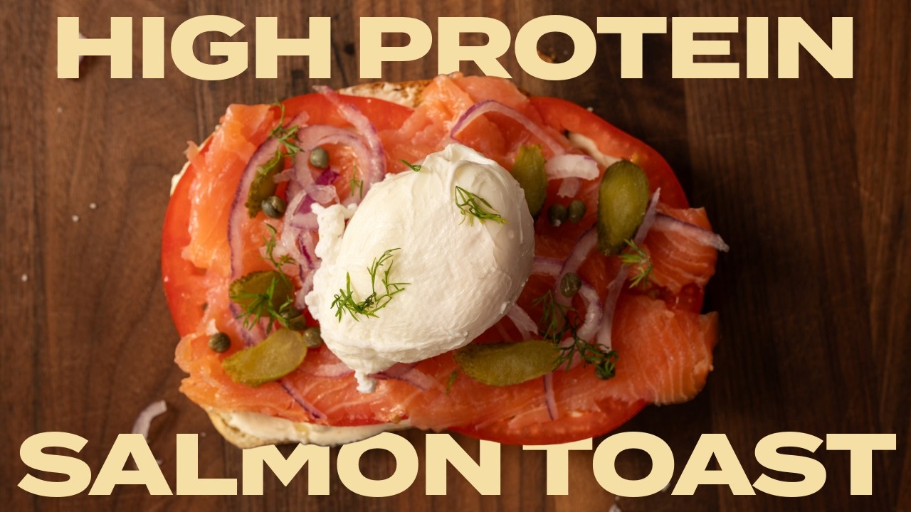 High Protein Salmon Toast Recipe