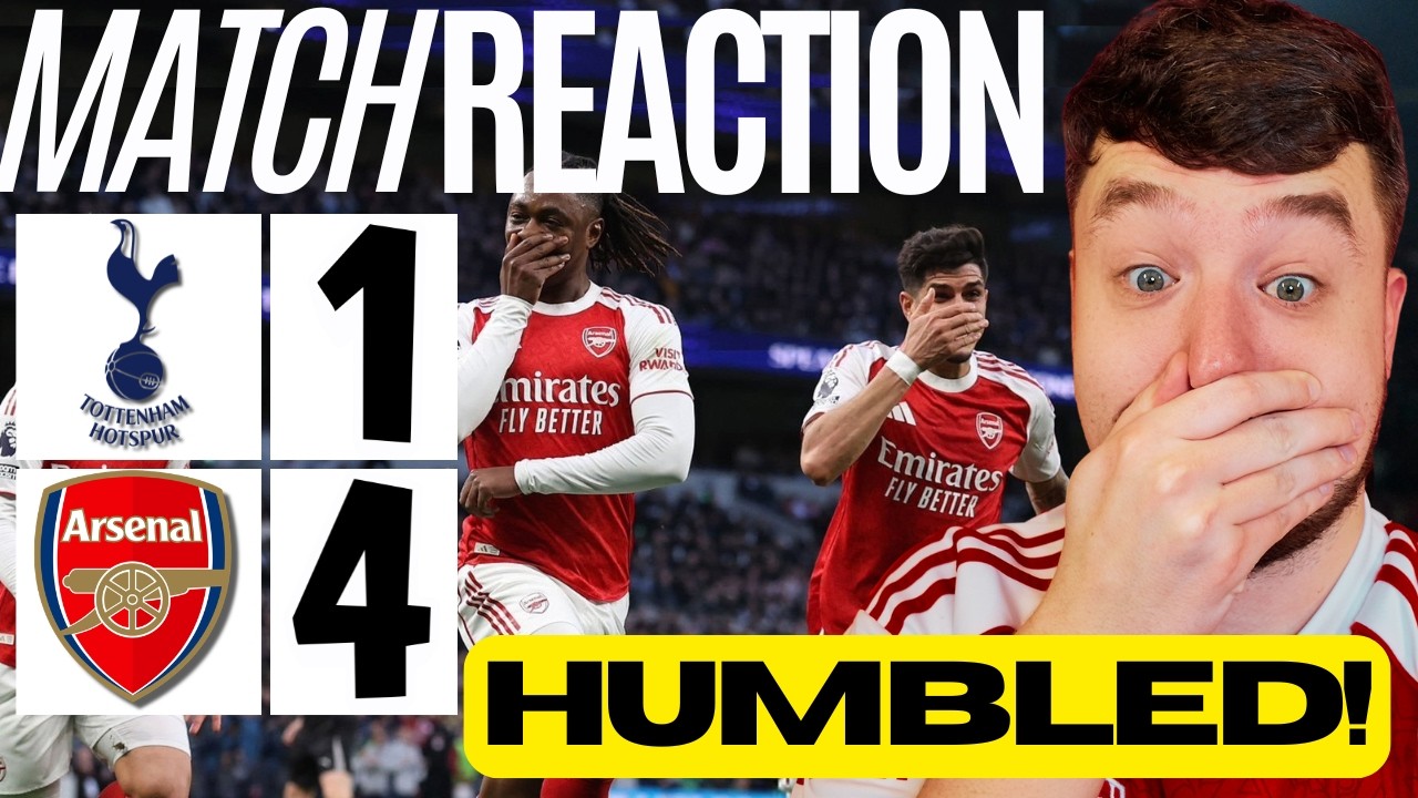 Arsenal SMASH Spurs 4-1 AGAIN! Eze and Gyokeres are READY to win this title race!