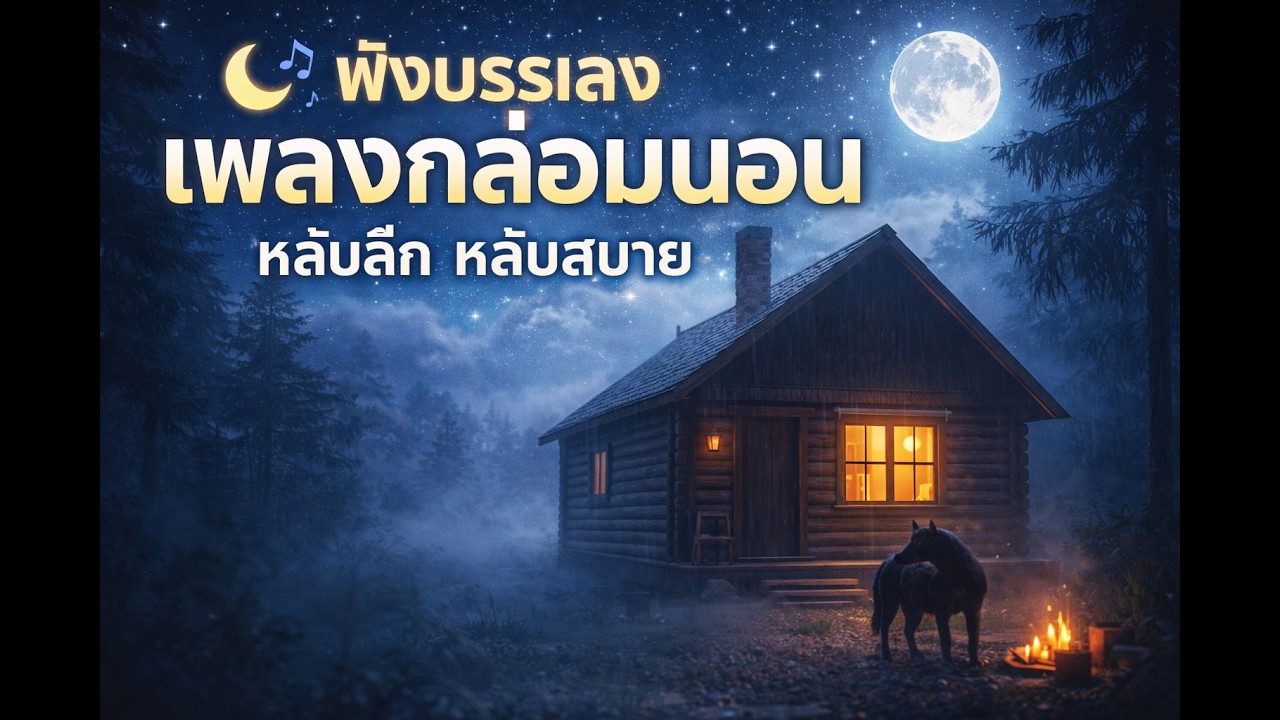 หลับลึก หลับสบายๆ ฟังเพลงบรรเลงกล่อมนอน