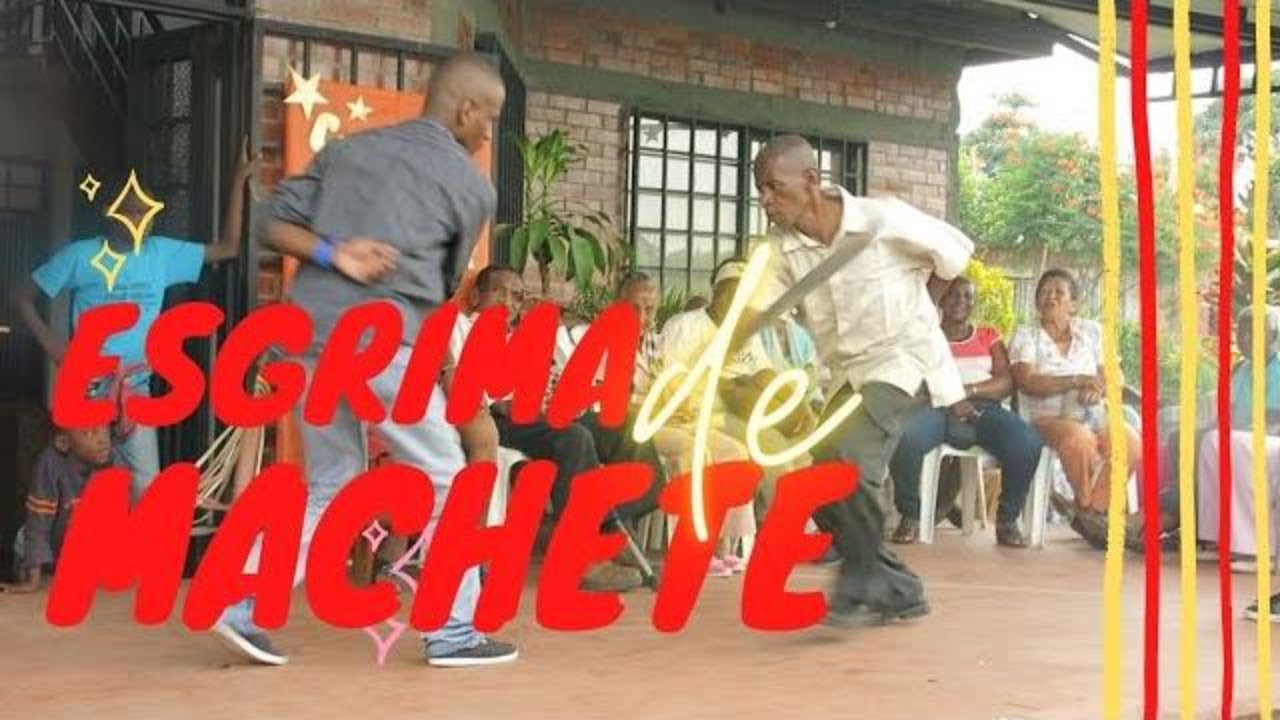 Un falso diagonal y varios tiros - ESGRIMA COLOMBIANA - Esgrima de machete y bordón