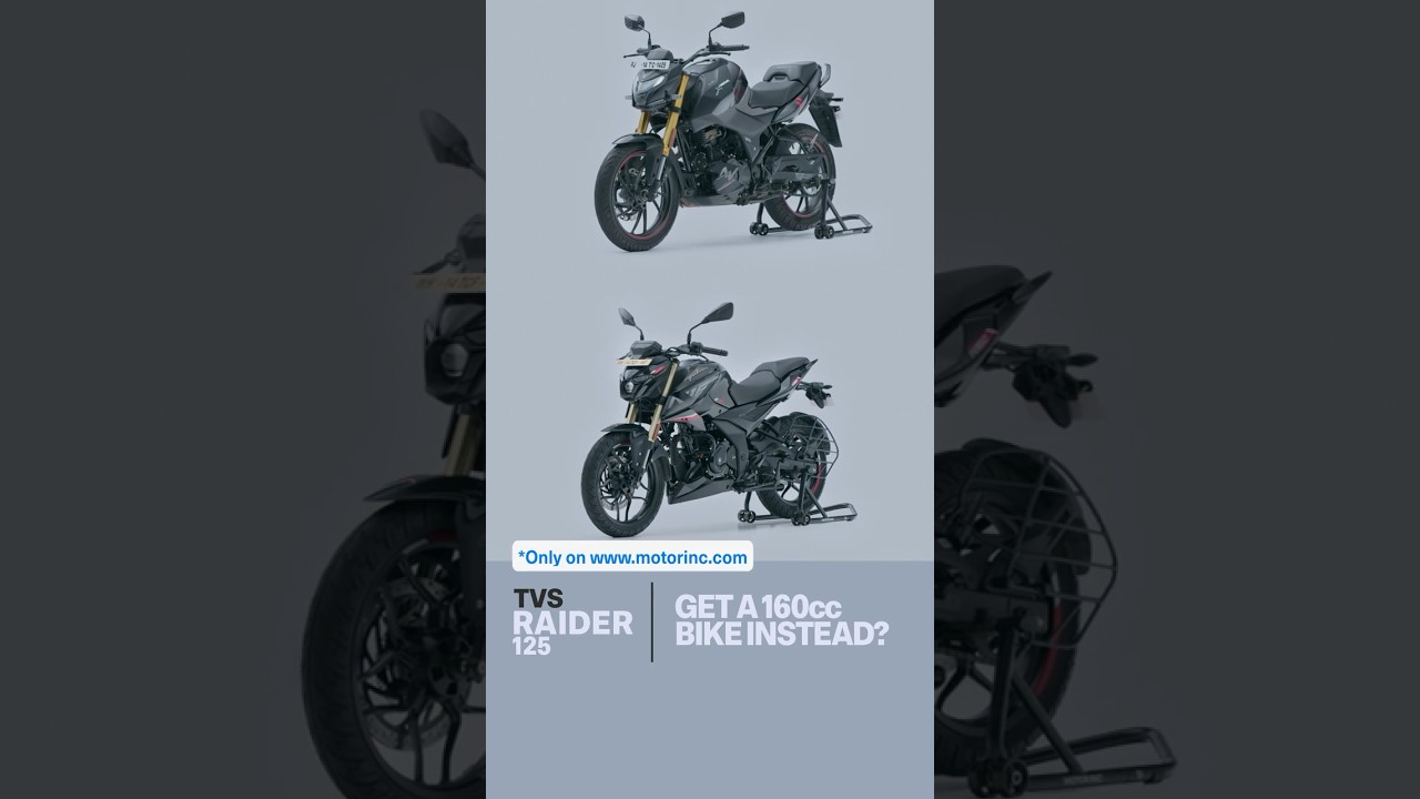 Get a 160cc bike instead? | TVS Raider 2025 FAQ #11