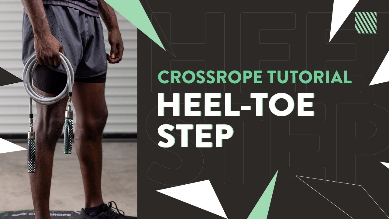 Jump Rope Exercise Tutorial - Heel Toe Step [Crossrope]