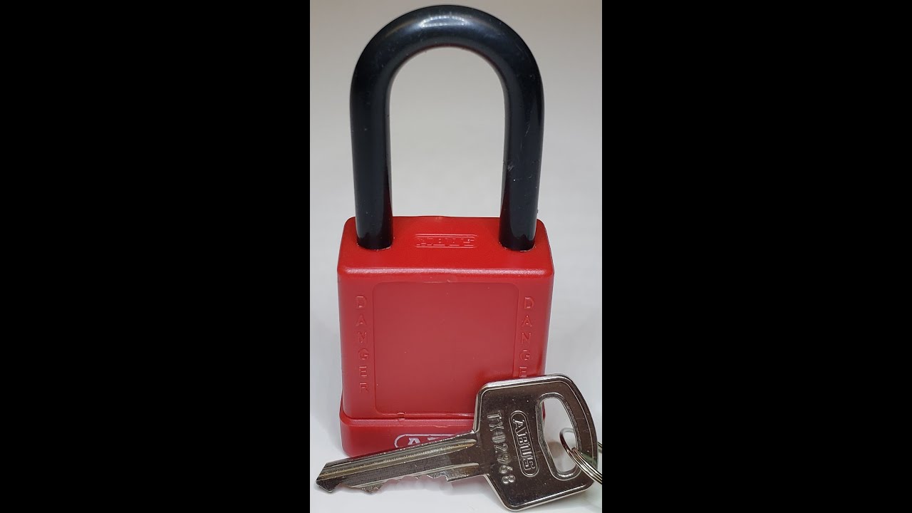 [L82] Abus 74/40 LOTO Padlock - pick and gut