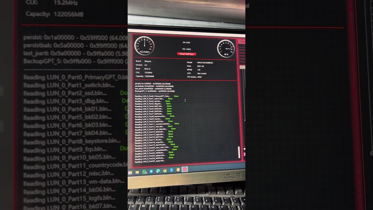 Mipi Pro Read Firmware XML UFS 2.2  Full Video