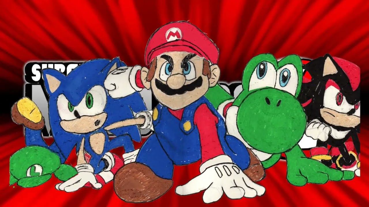 Super Mario Bros Z drawing (Plus intro by NooB.)