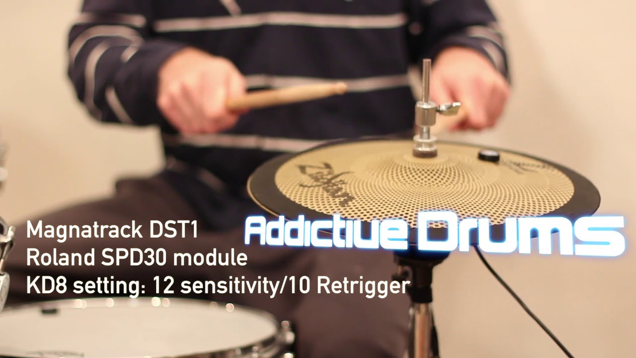 Hi Hat Zildjan L80 with Magnatrack Drum Trigger
