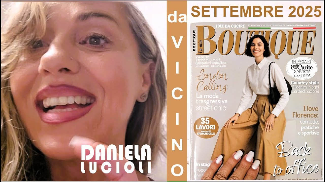 LA MIA BOUTIQUE SETTEMBRE 2025 come sempre da vicino