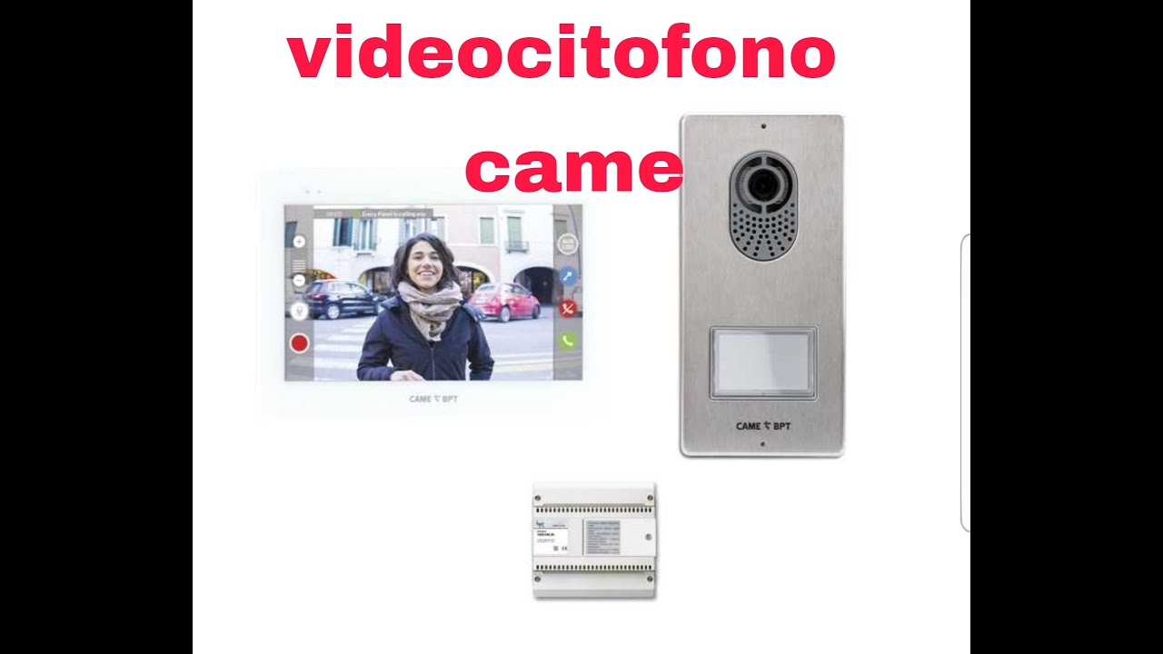 videocitofono 2 fili came- xts 7 wh wifi