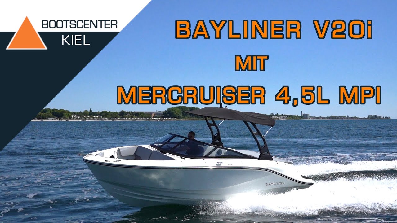 Bayliner V20i Bowrider mit Mercruiser 4.5l (250PS). Neue Form, neues Design und noch mehr Spaß!