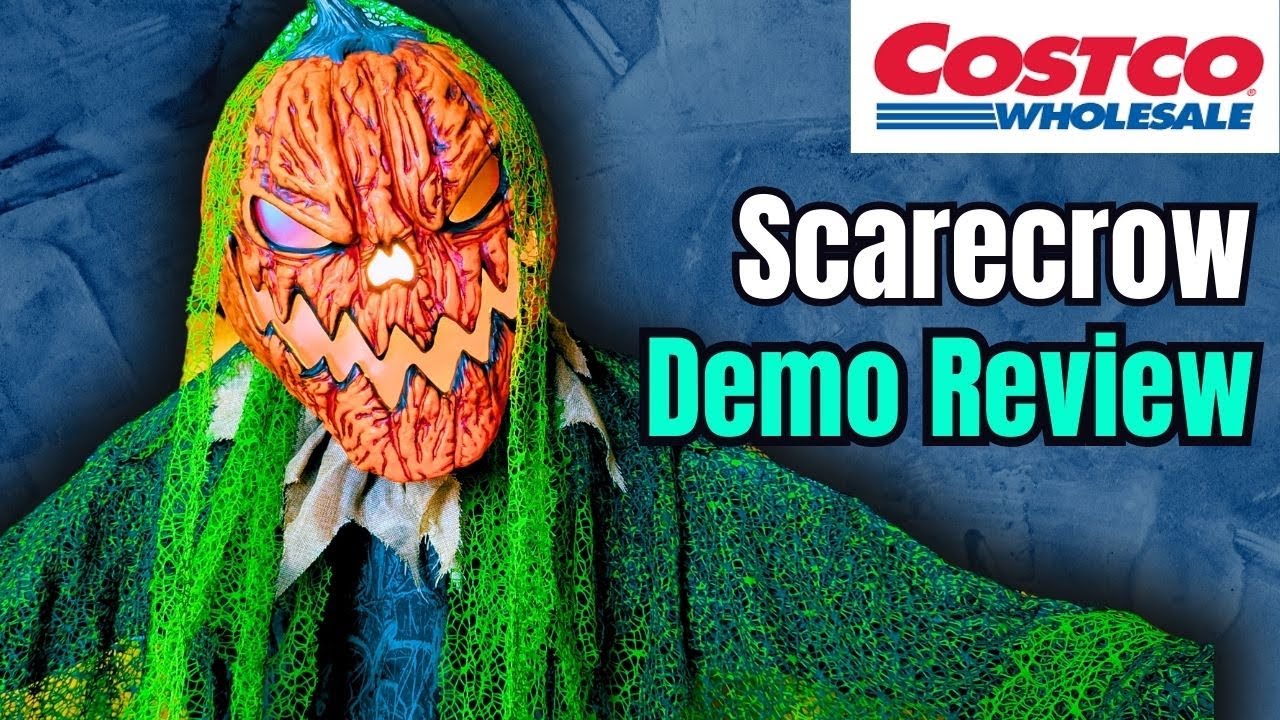 Scarecrow Halloween Animatronic Demo and Review Costco