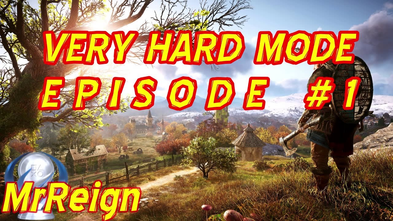 Assassin's Creed Valhalla VERY HARD Mode Live Stream - 4 Hours Hardest Setting Gameplay