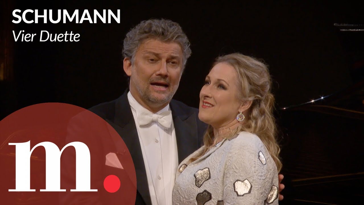 Diana Damrau & Jonas Kaufmann perform Schumann's lovely Vier Duette "Er und sie"
