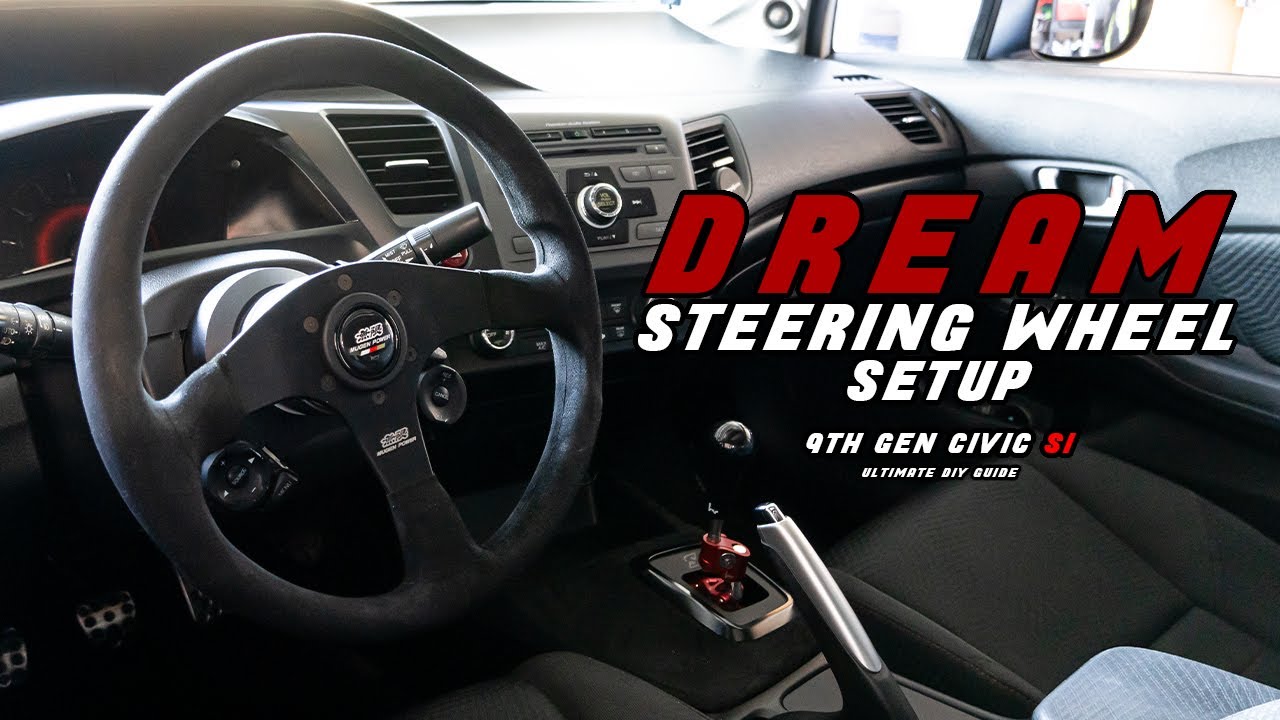 Mugen Gen 3 + NRG Quick Release Upgrade w/ Working Horn! - 9th Gen Civic Si DIY INSTALL