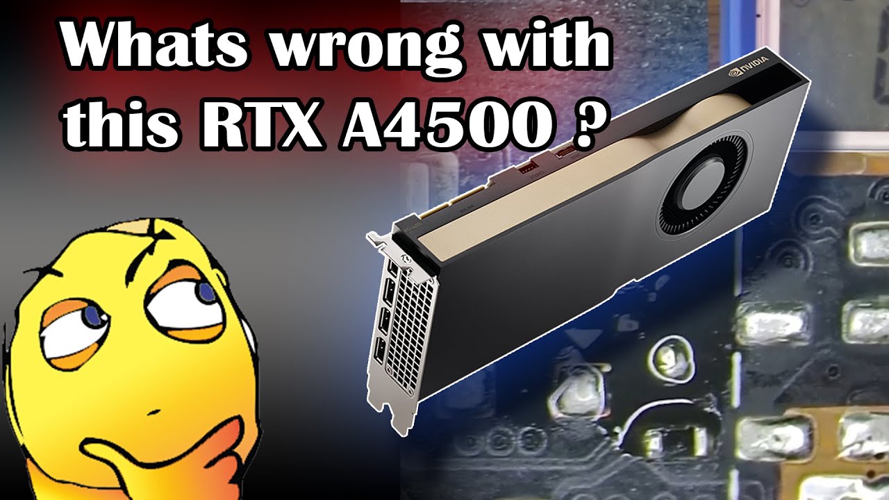 Посмотрите, как RTX A4500 возвращается к жизни &mdash; полный процесс ремонта графического процессора