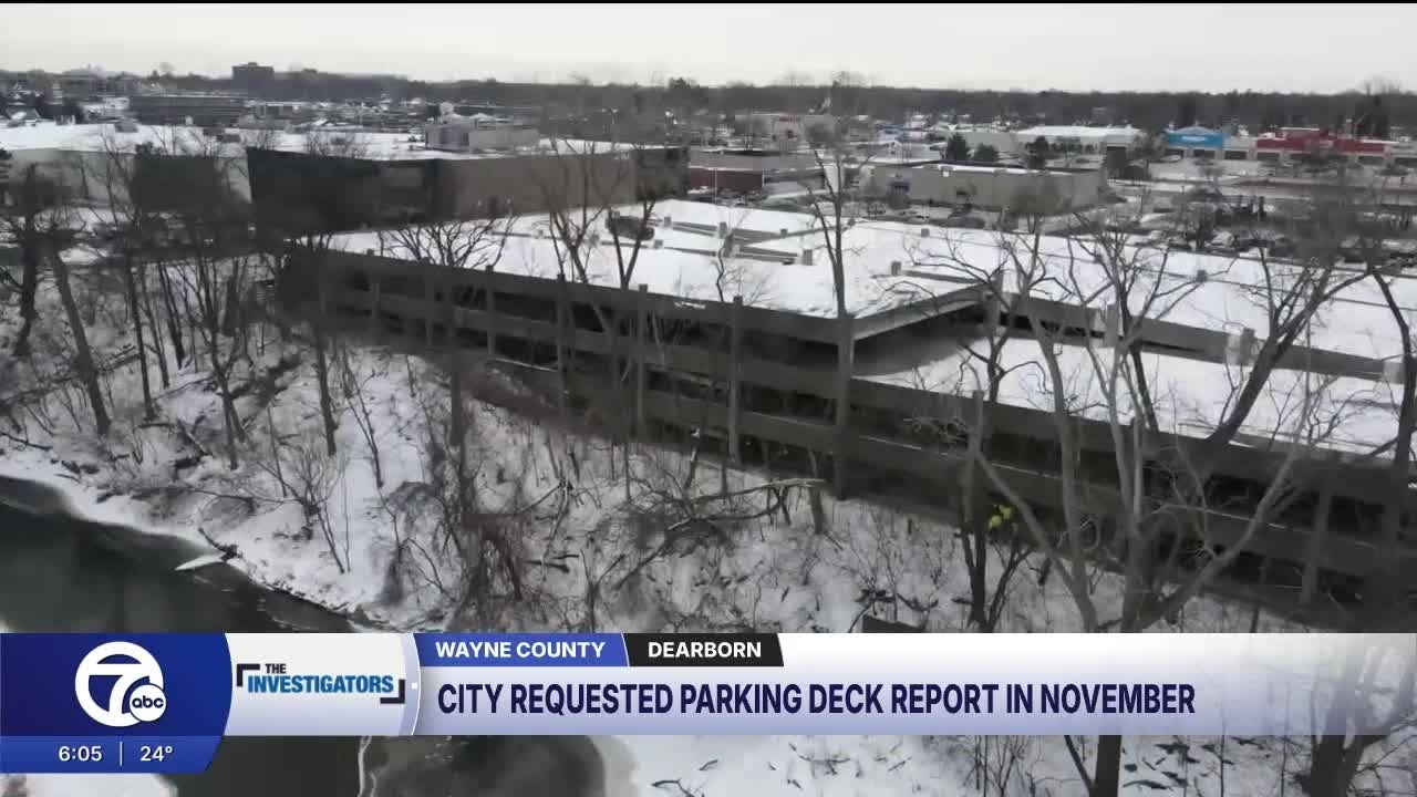 City says work was being done on Dearborn parking garage months before collapse