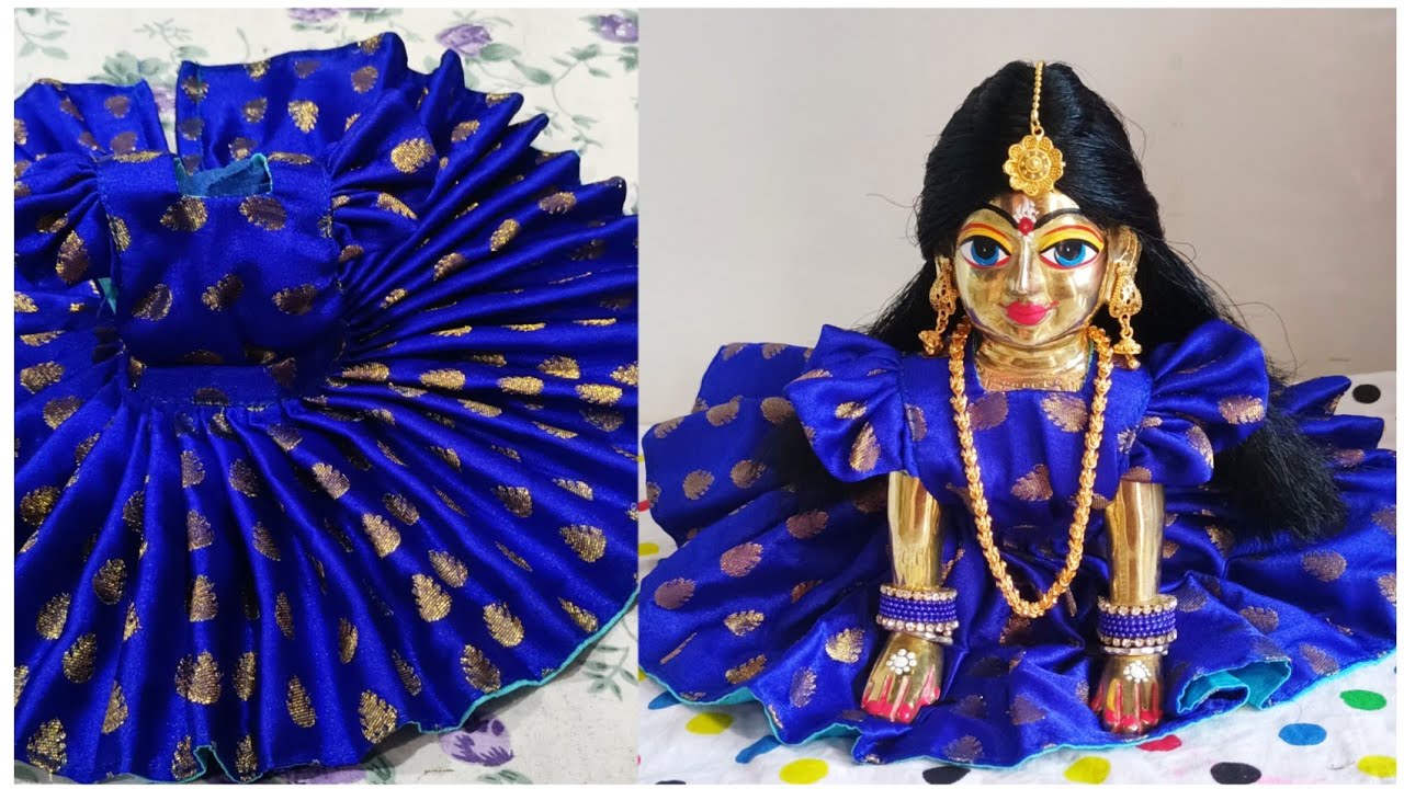 Bal Radharani dress making||Laddu gopal dress||Radha Krishna dress 👗