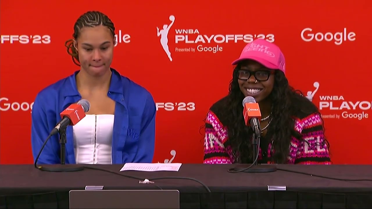 Satou Sabally, Arike Ogunbowale Interview After Game 1 | WNBA Semis, Las Vegas Aces vs Dallas Wings