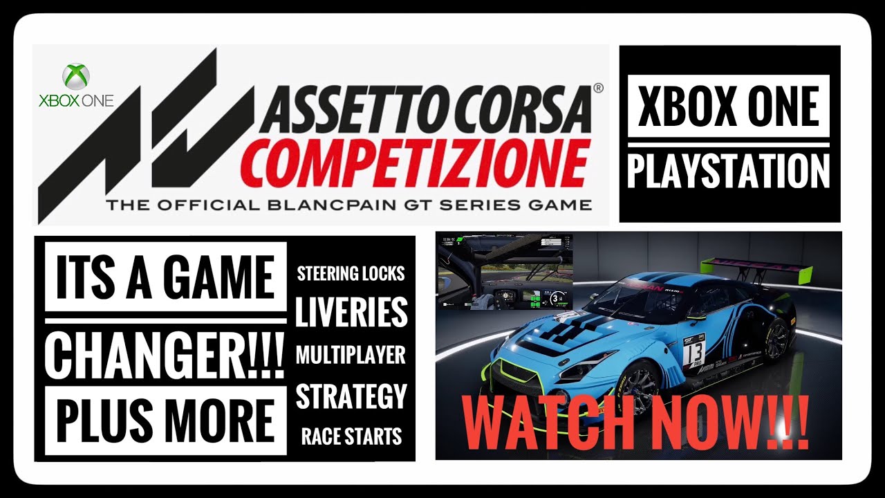 Assetto Corsa Competizione Steering locks & Much More!!!