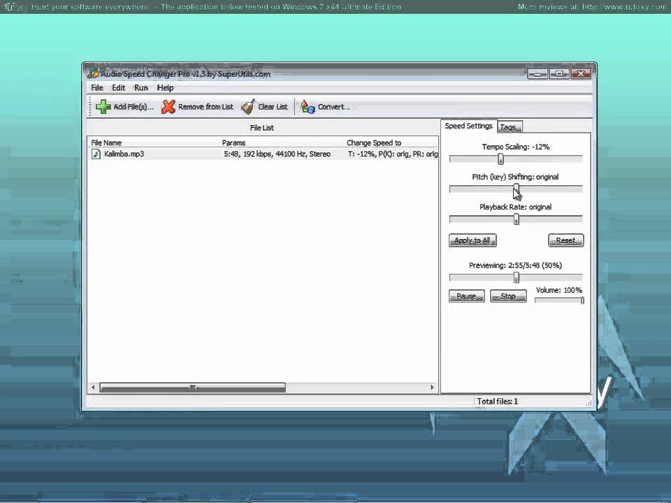 Audio Speed Changer Pro 1.3