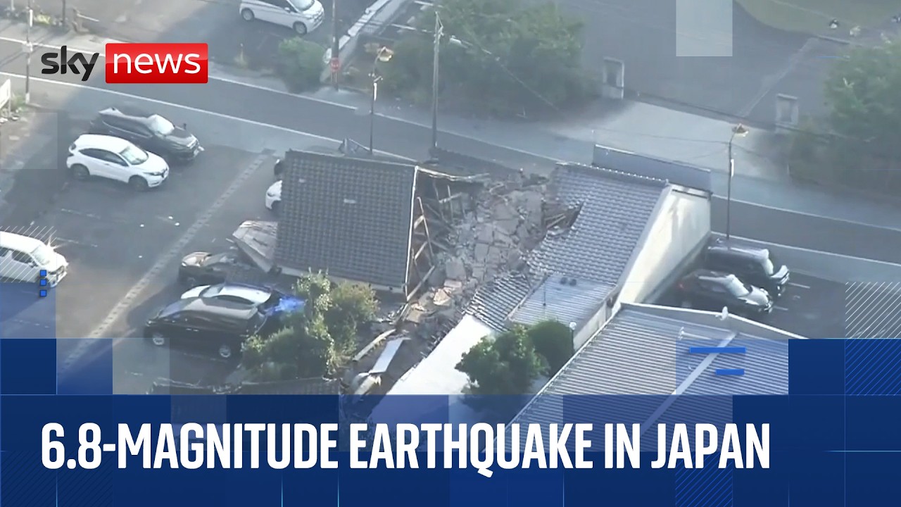 Major earthquake hits southern Japan with several people feared dead