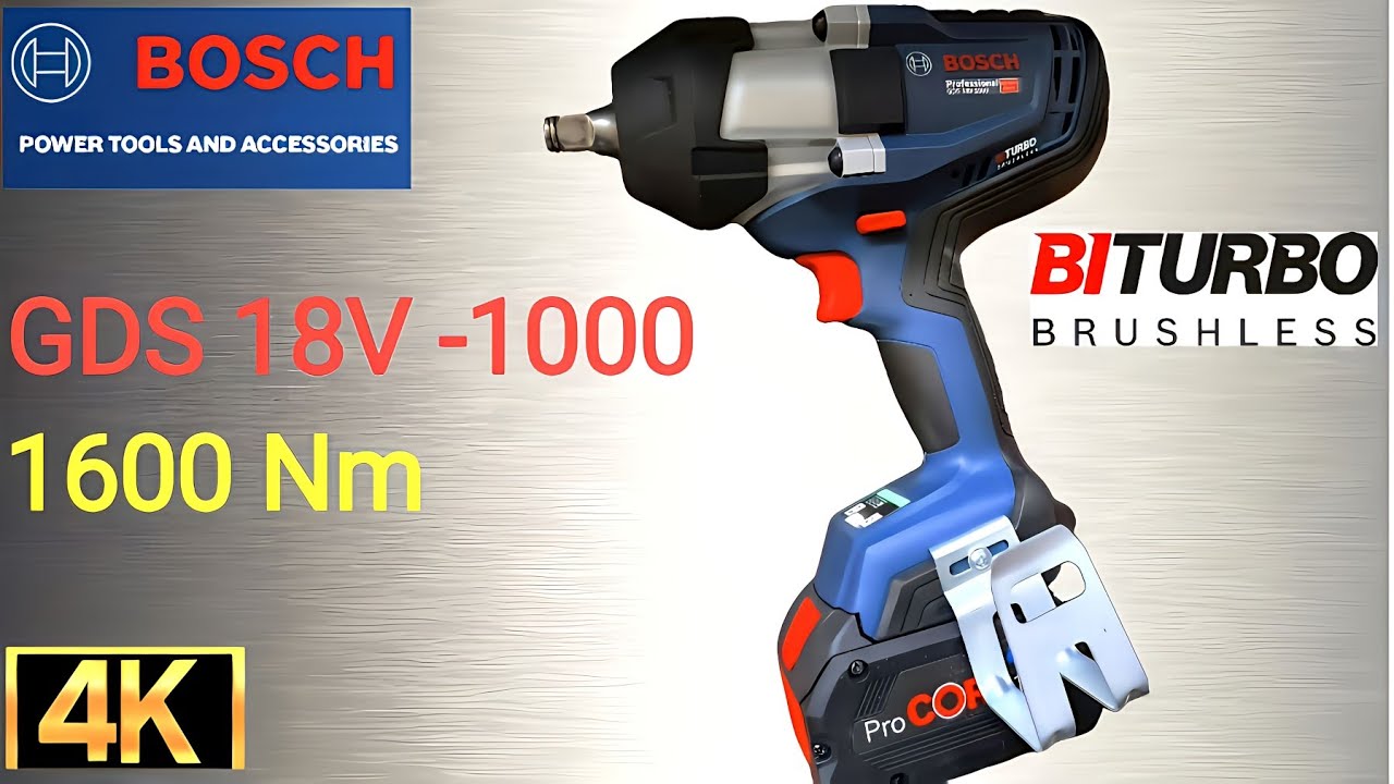 BOSCH GDS 18V-1000 PROFESSIONAL  #bosch #boschprofessional #impactwrench#tools