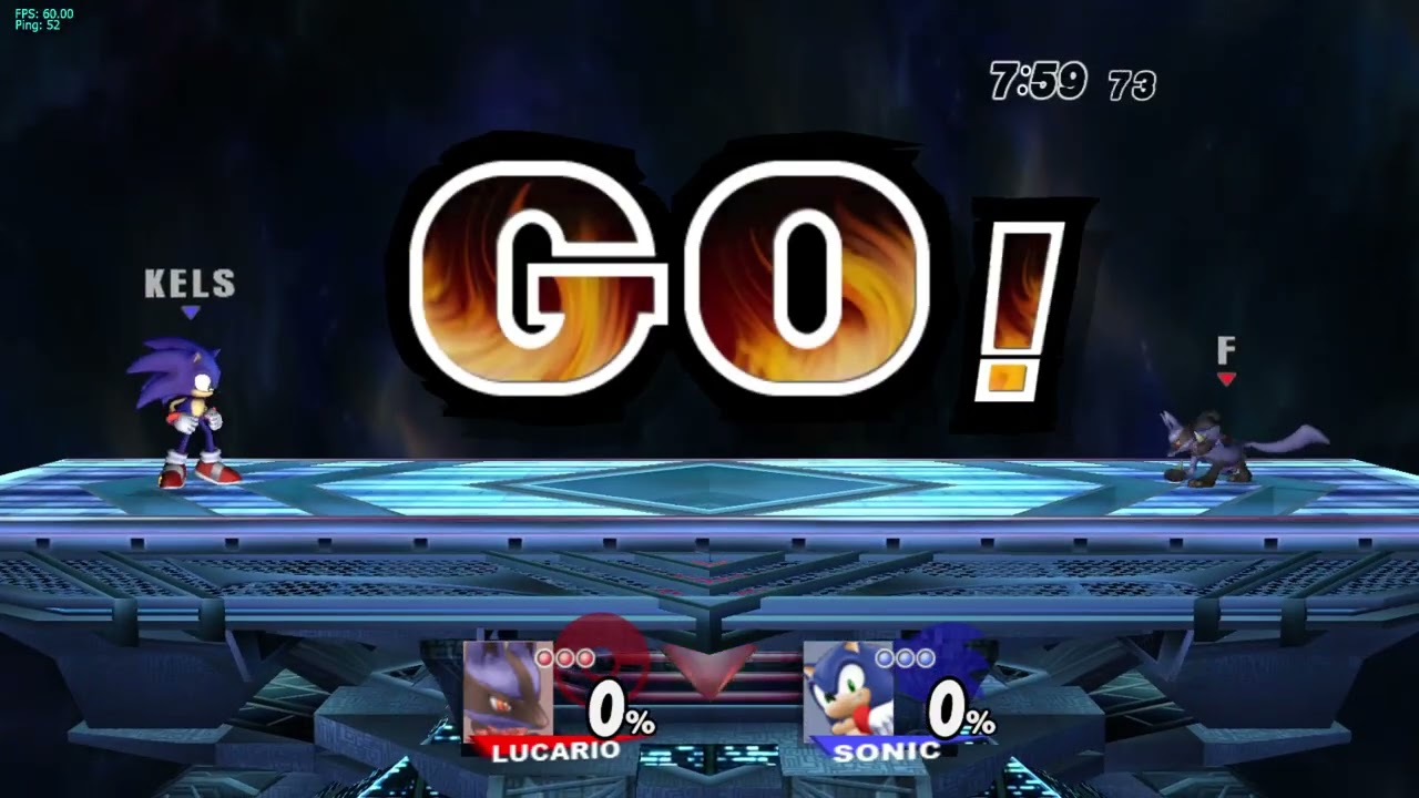 FRiSK (Lucario) vs Kels (Sonic) - First to 5