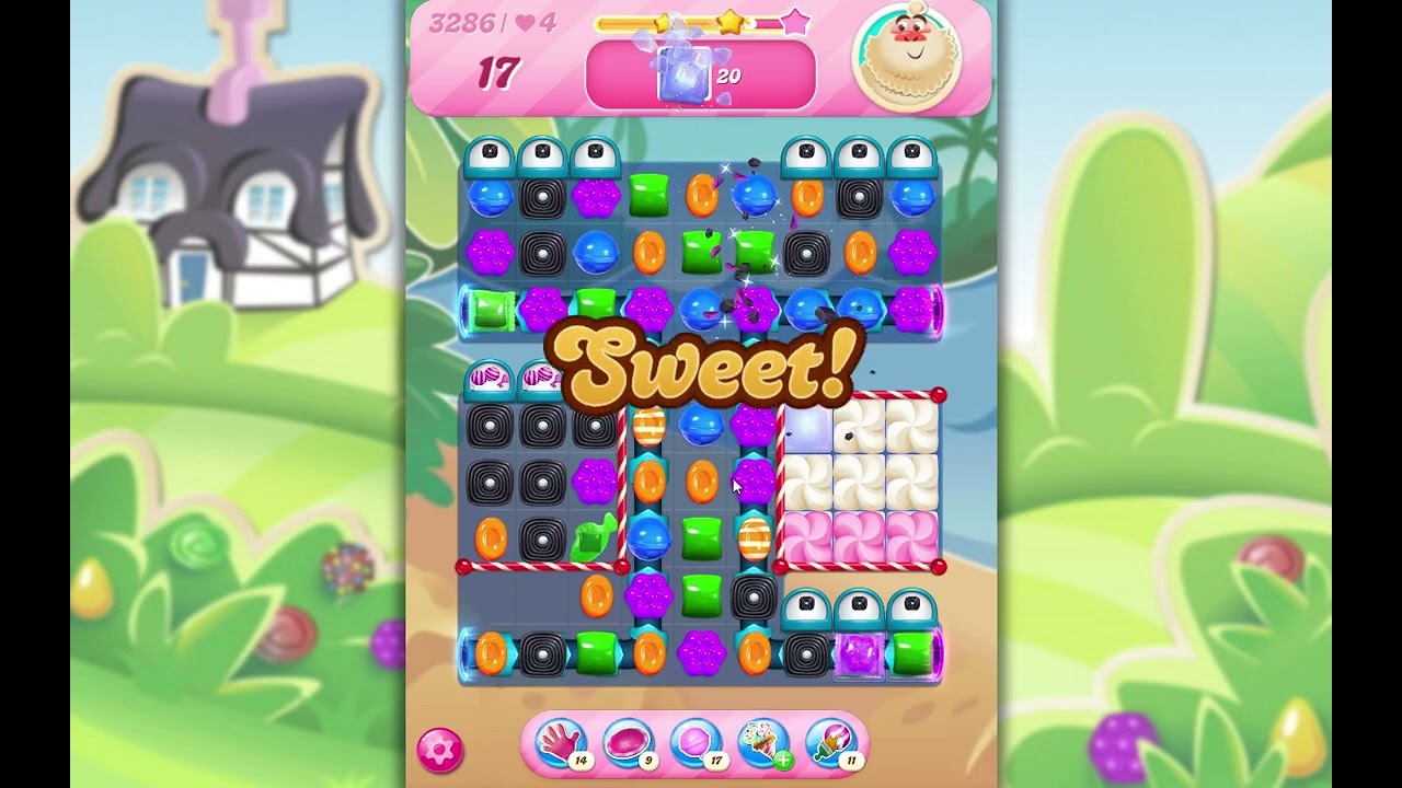 Уровень 3286 игры Candy Crush Saga