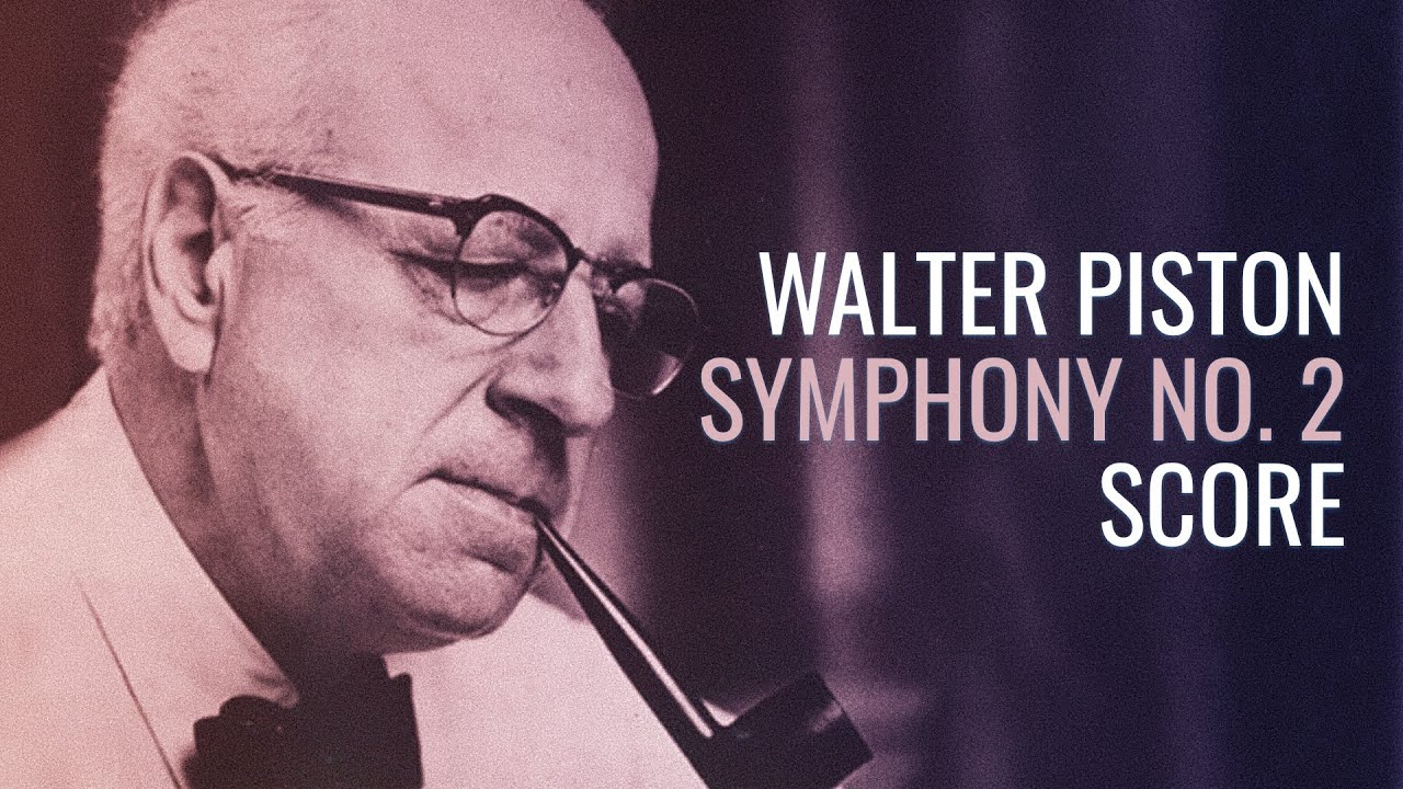 Walter Piston Symphony No. 2 (1943) (Study Score in 4k)