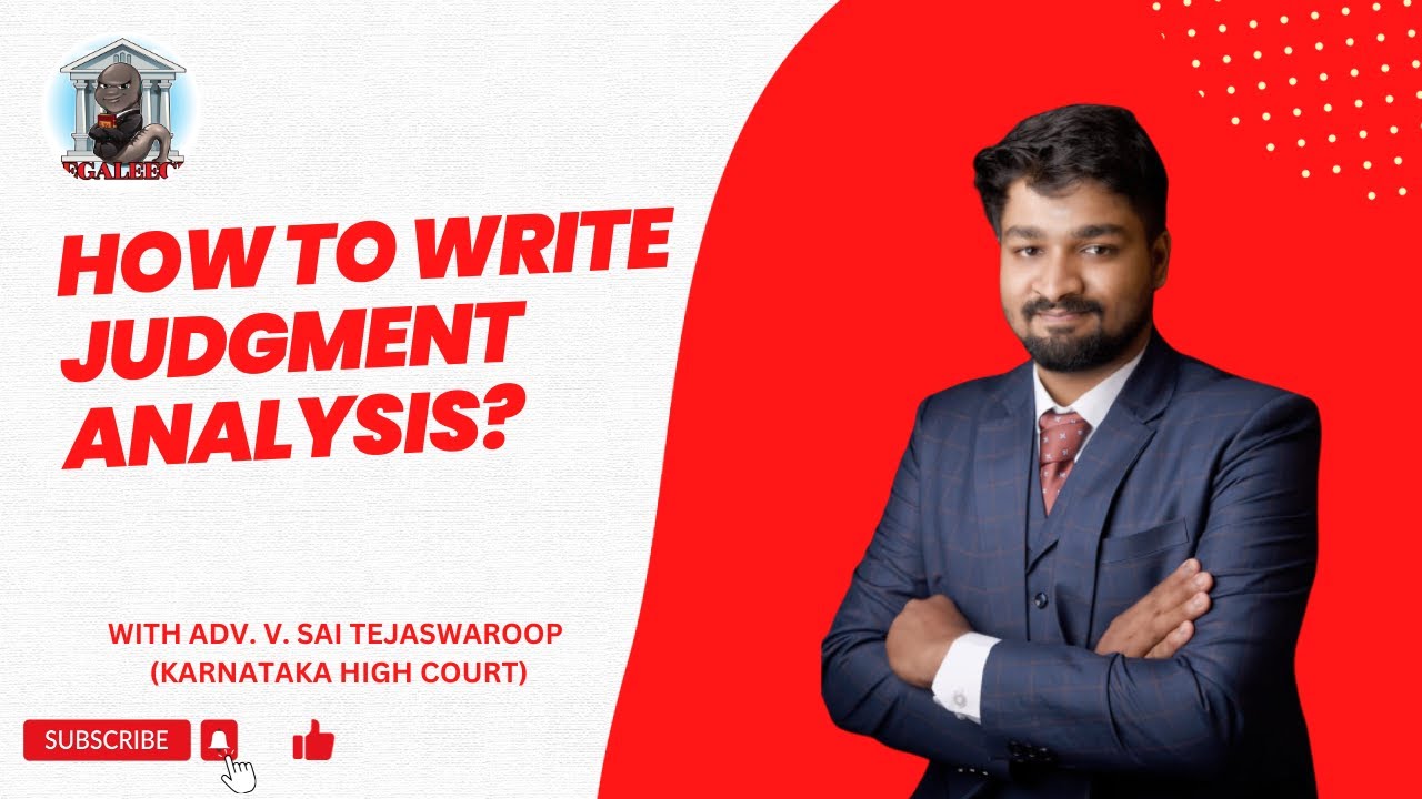 How To Write Judgment Analysis? #caselaw #indianlaw #judiciary #judicialservice #civiljudge
