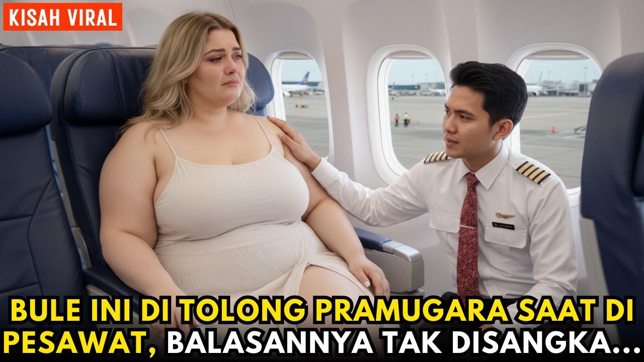 Pramugara Ini Menolong Bule Menangis Dipesawat, Tapi Balasan Hidup Membuatnya Terpukul!