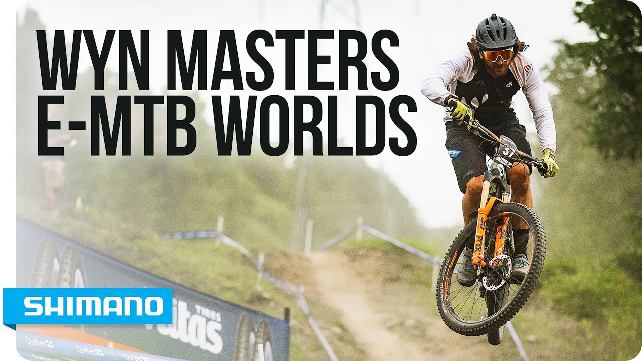 Wyn Masters' e-MTB endeavor at the World Championships | SHIMANO