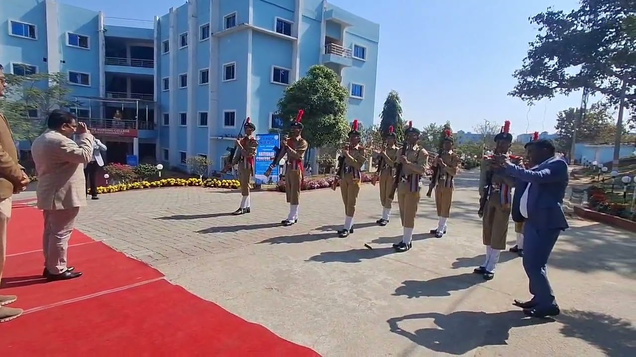 Gard of honour// NCC // Sai Nath University //  Ritesh Vlogs //