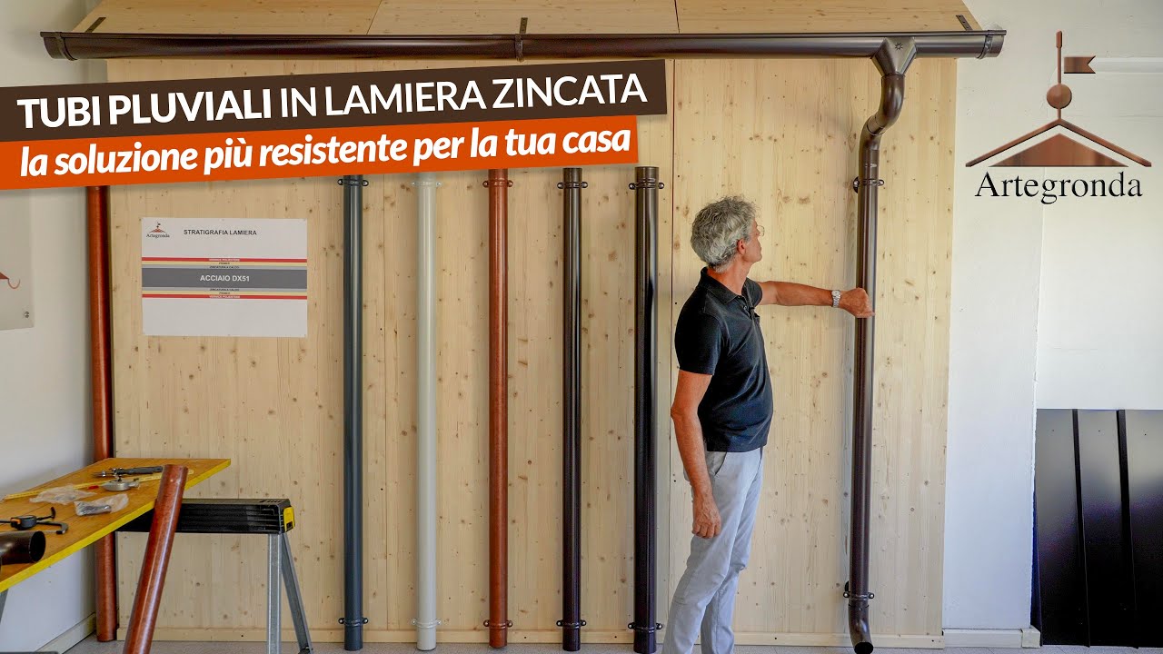 Tubi pluviali in lamiera zincata: la soluzione più resistente per la tua casa