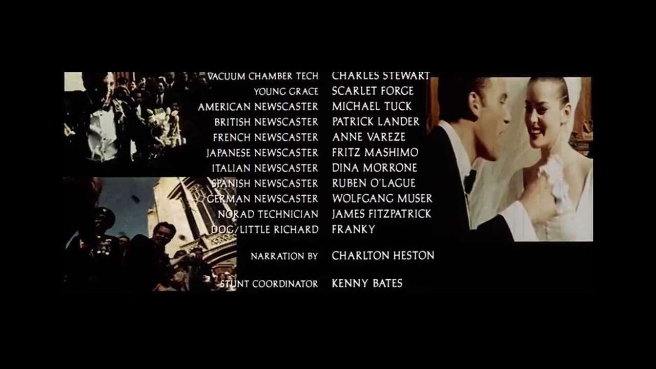 Armageddon (1998) End Credits Part 1/2