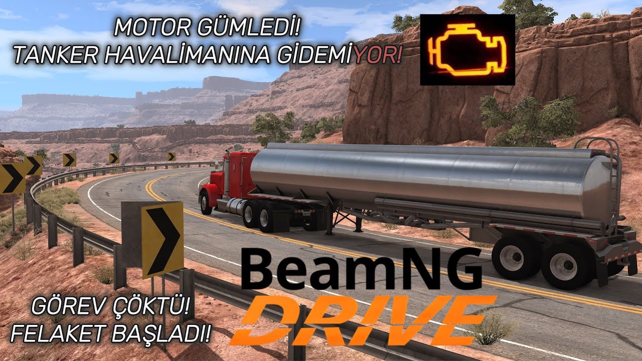Tanker Operasyonu Çöktü! Motor Bir Anda Gümledi! | BeamNG.drive