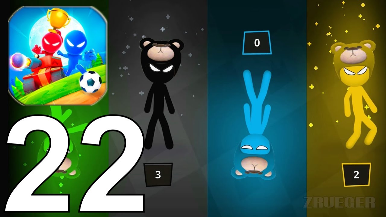 Stickman Party 2 3 4 MiniGames Part 22 Gameplay Walkthrough Android IOS