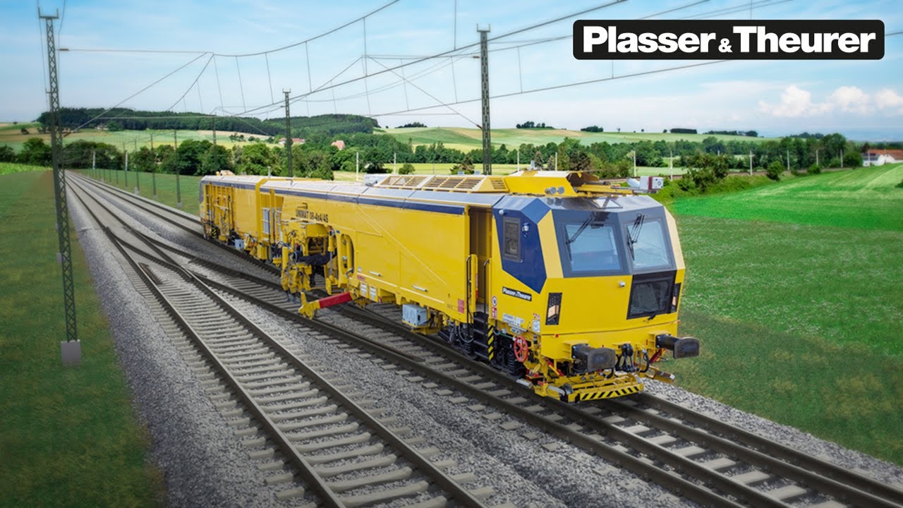 Smart track maintenance machines: Unimat 08-4x4/4S – Plasser & Theurer | aktuellTV (EN)