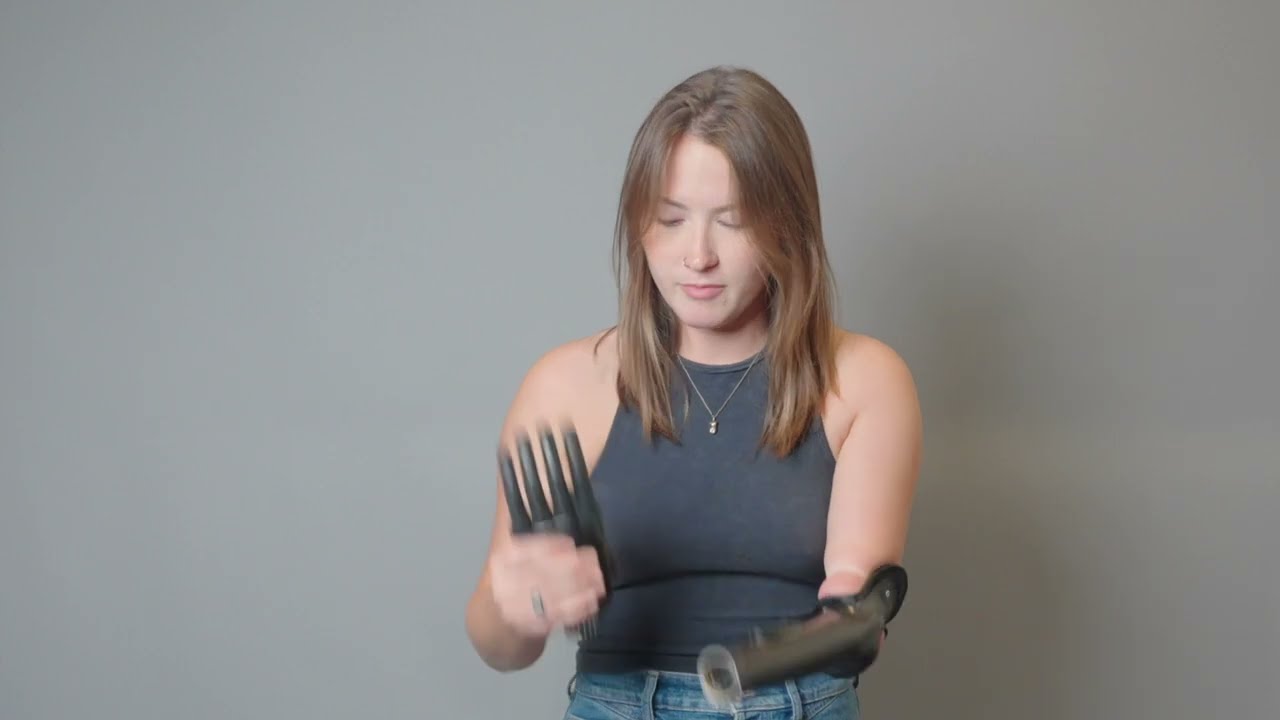 Zipping Up a Jacket with a Bionic Hand || Using the PSYONIC Ability Hand