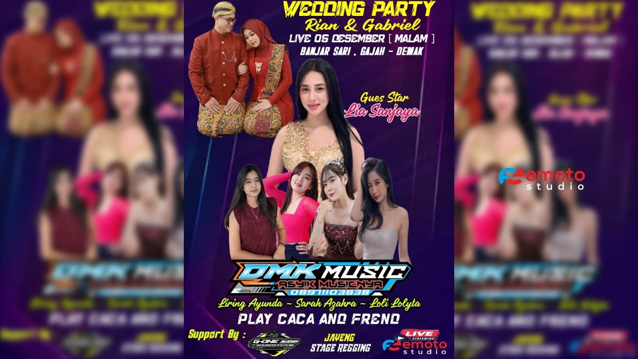 🔴 [LIVE] WEDDING PARTY RIAN & GABRIEL  - DMK MUSIC 