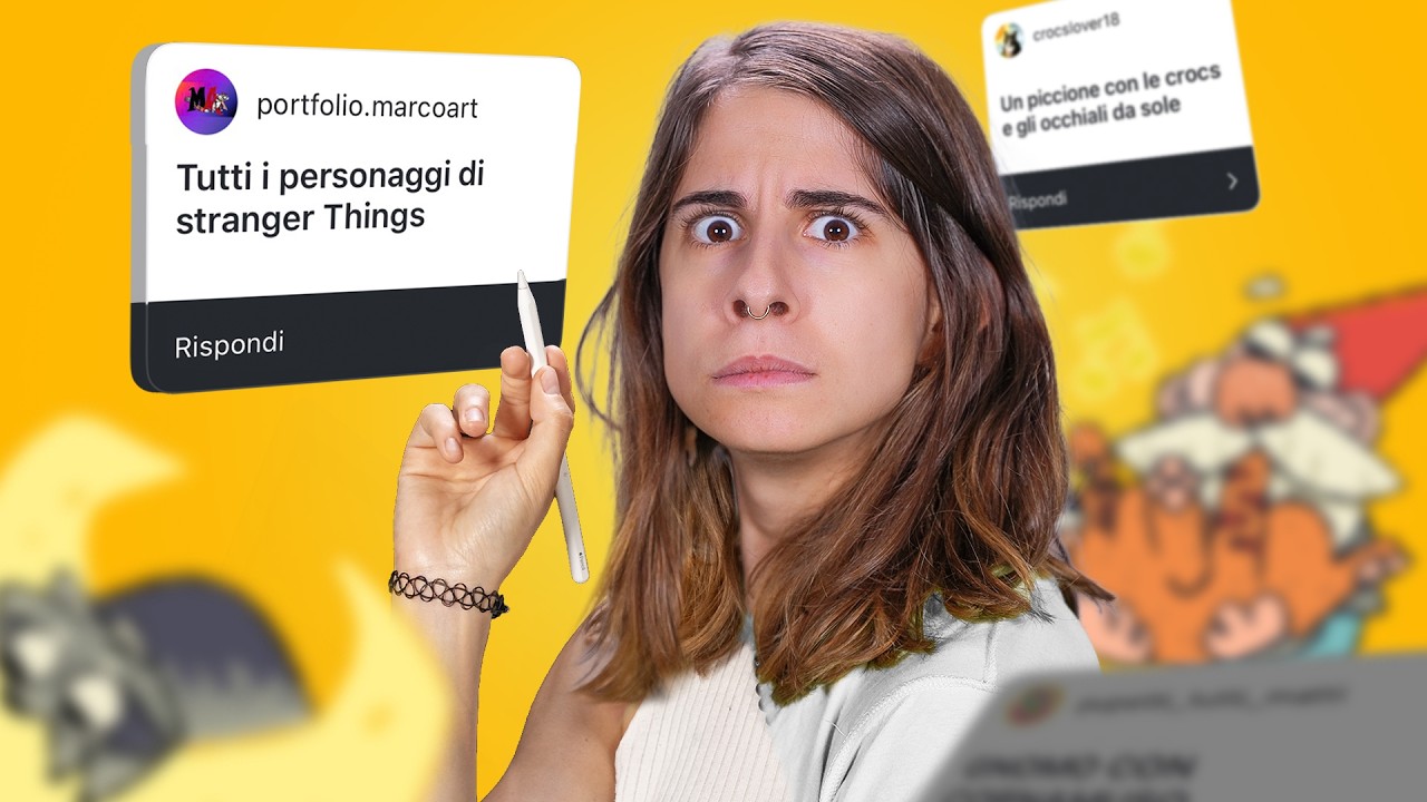DISEGNO i vostri COMMENTI PAZZI 🐸