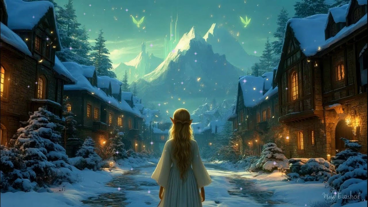 Fantasy Music for Focus & Relaxation ✨ A Silent Evening Among Fairy Lights