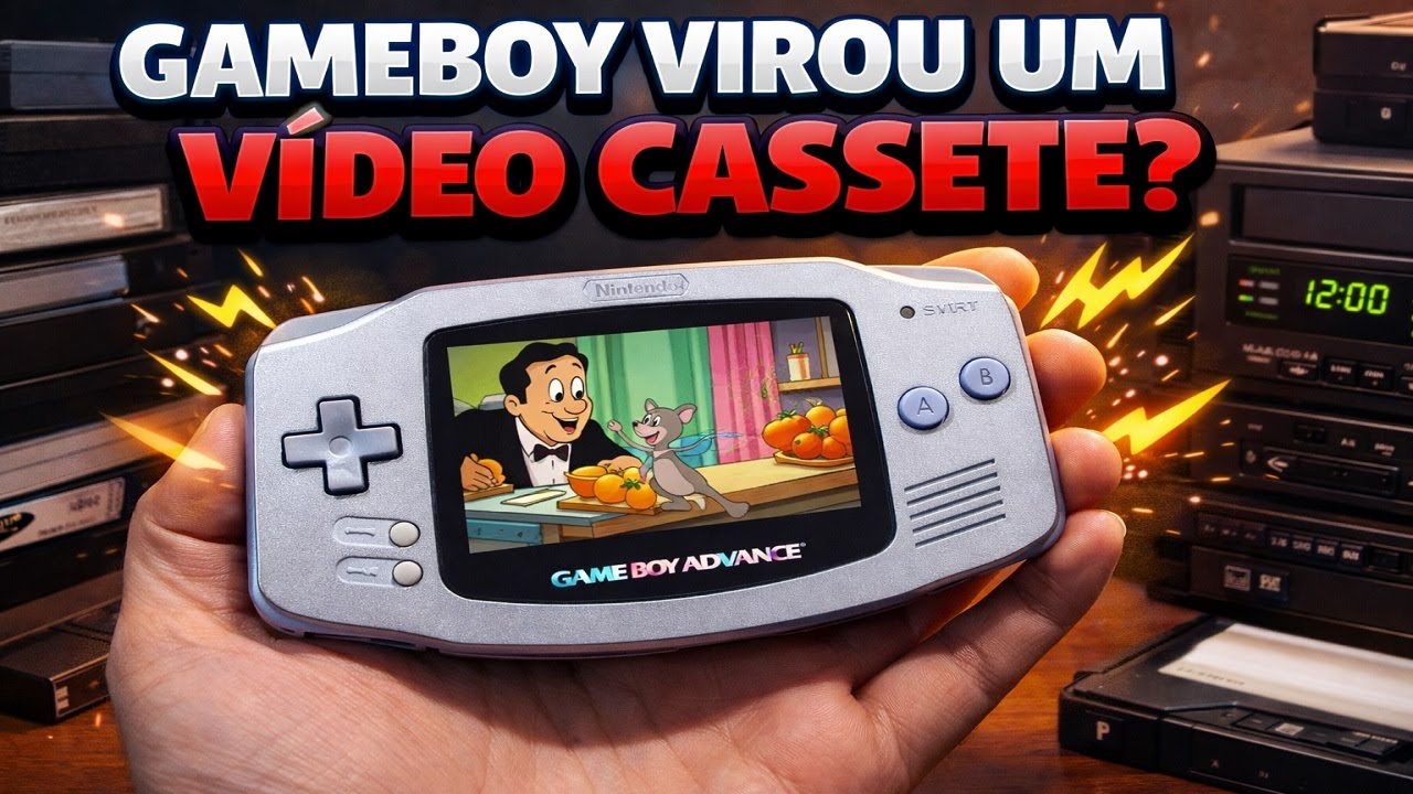Pica Pau O Afanador de Gasolina no GBA ! Cartucho Filme!