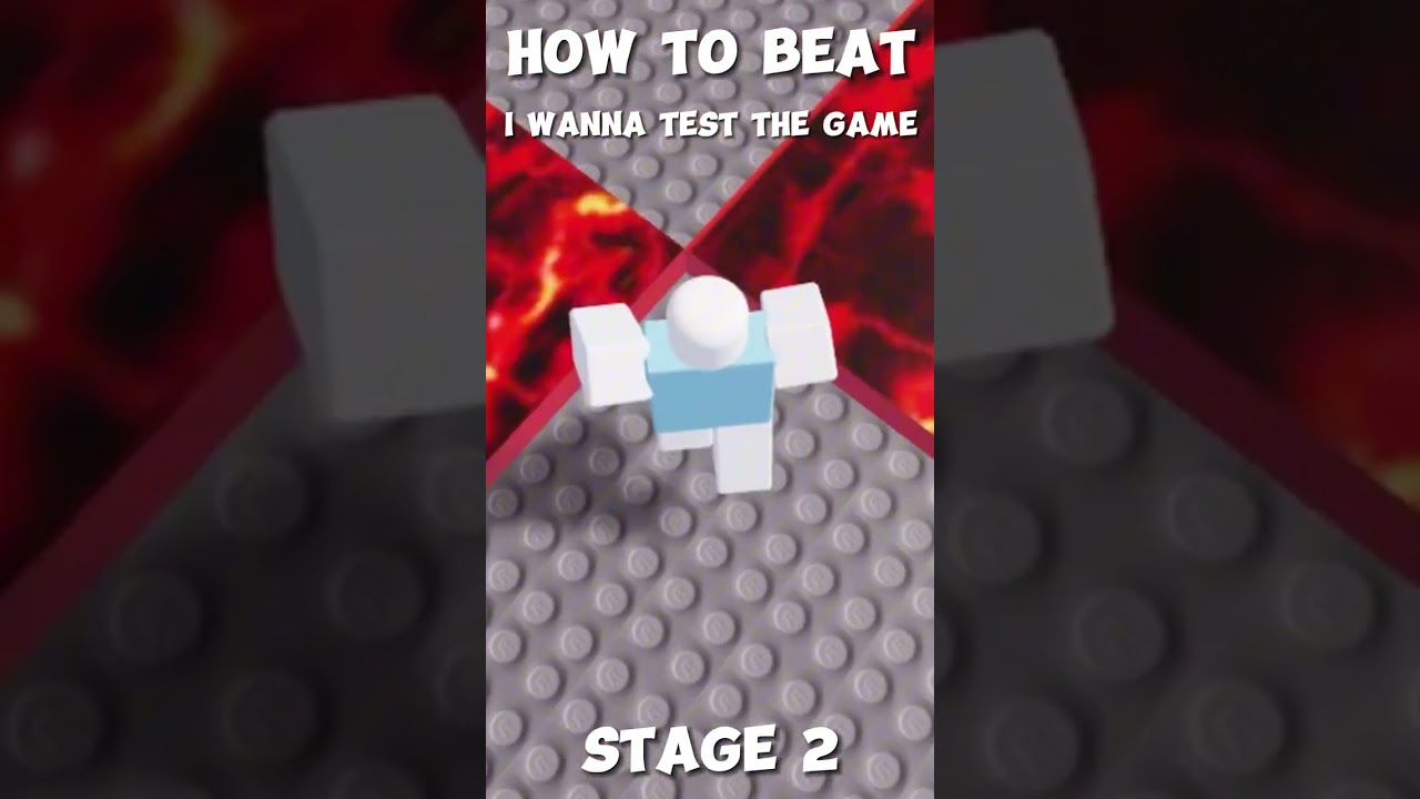 How to beat Roblox I wanna test the game - Stage 2
