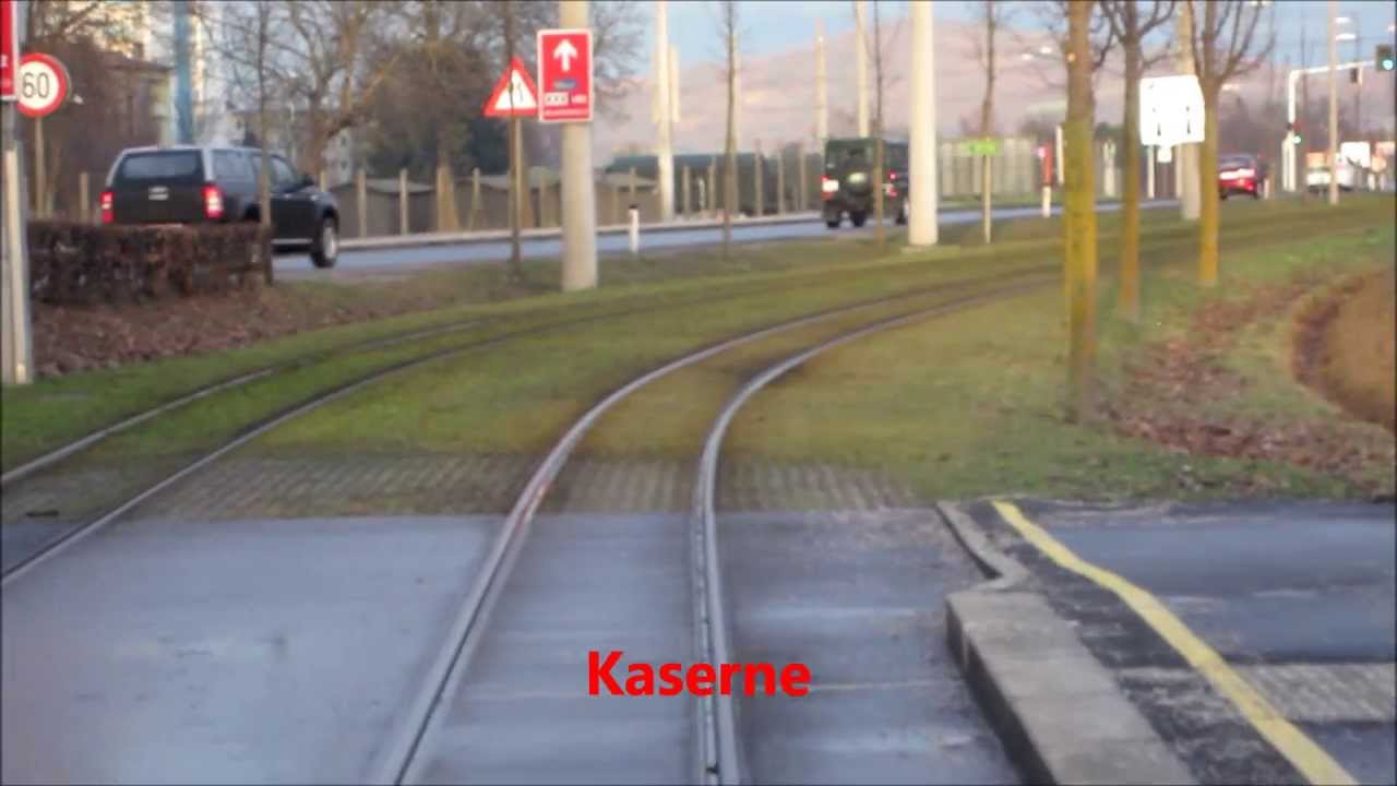 Führerstandsmitfahrt Linie2 Linz Teil 4 Simonystraße-solarCity, Ebelsberg