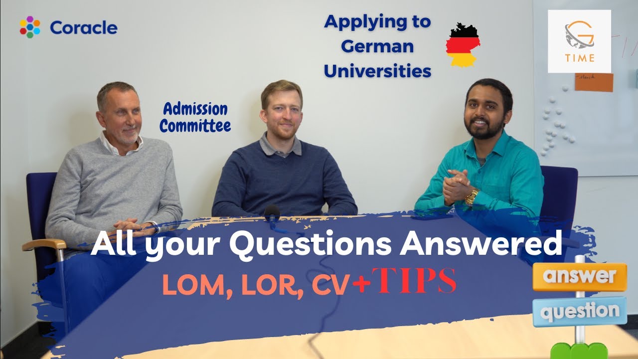 How to Write a Letter of Motivation - German Admission Committee Shares inside tips! GTIME - TUHH