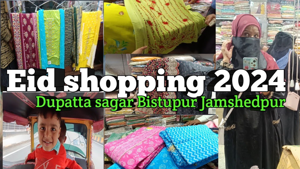 eid shopping🛍️💸 2024 part-1//shopping from @dupattasagar bistupur Jamshedpur