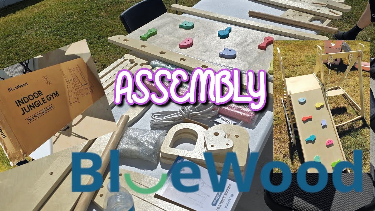 Bluewood Indoor Jungle Gym Assembly 